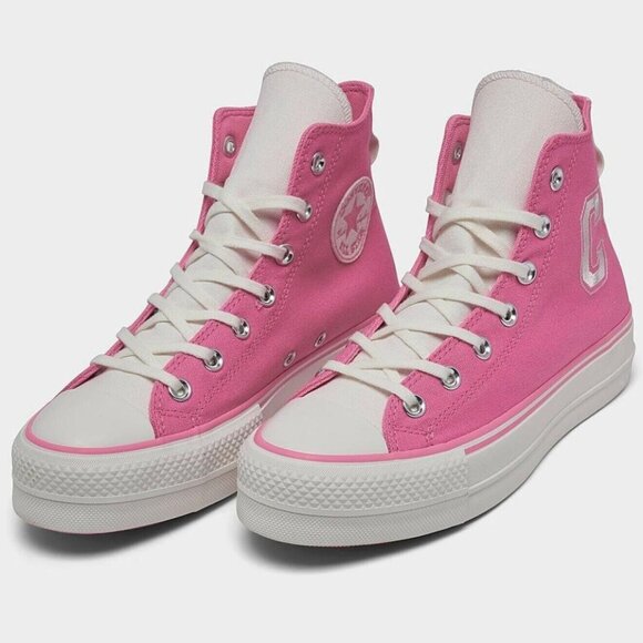 CONVERSE Lift Platform Retro Varsity Women's Chuck Taylor All Star Sneaker, 8.5 - Picture 7 of 13